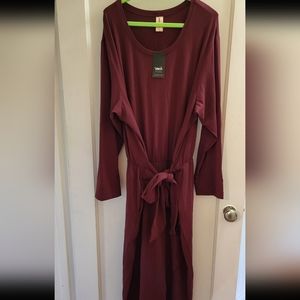 Rebecca Wrap Long Sleeve Dress